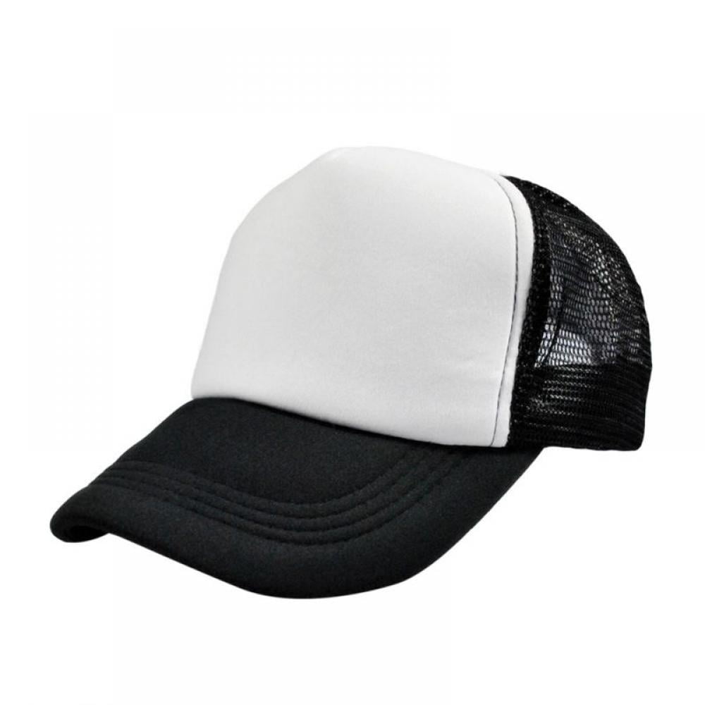 Hot Men Women Mesh Trucker Cap Plain Baseball Caps Kids Vintage Blank Curved Hat