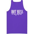 thumbnail image 1 of Hot Mess & Doing My Best Neon Tank Top, 1 of 1