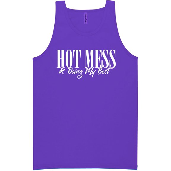 Hot Mess & Doing My Best Neon Tank Top
