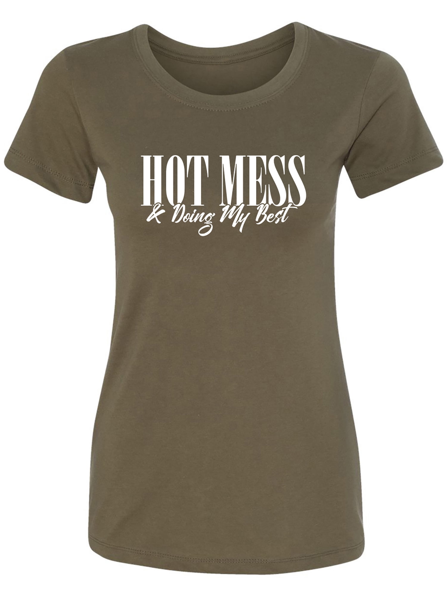 Hot Mess & Doing My Best Adult Hooded Sweatshirt