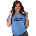 thumbnail image 1 of Hot Mess Express Rebel Girly Messy Women's Plus Size Graphic Tee Brisco Brands 2X, 1 of 5