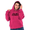 thumbnail image 1 of Hot Mess Express Rebel Girly Messy Women Plus Size Graphic Pullover Hoodie Brisco Brands 4X, 1 of 3