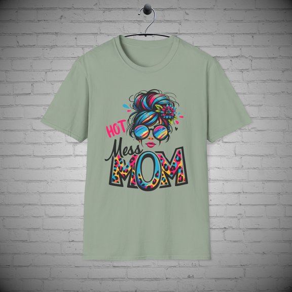 Hot Mess Mama t-shirt, Mother's Day shirt, Mom Gift idea, Mommy tee