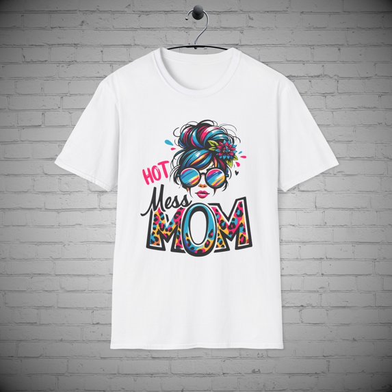 Hot Mess Mama t-shirt, Mother's Day shirt, Mom Gift idea, Mommy tee