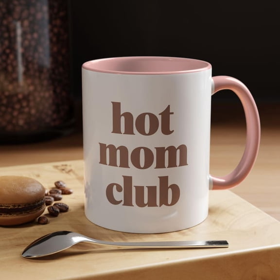 Hot Mom Club Mug, Funny Coffee Gift for Cool Moms, Sa1ssy Mom L1ife Quote Cup, Mother's Day Gift Idea, Funny Mom Mug, M0043