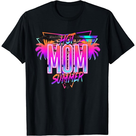 Hot Mom Summer Hawaii Beach Family Vacation Funny T-Shirt
