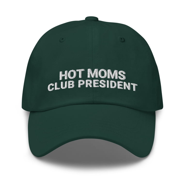 Hot Moms Club President Hat, Hot Mom Hat, Dad Hat, Funny Hat  display picture 2
