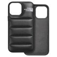 thumbnail image 1 of Hot Off for Nappa Leather iphone 13Promax 14 14Plus 14Pro 14Promax, Puffer Phone Case Puffy iPhone Cover [Full Body Protection] [Non-Slip] Soft and Warm Phone Cover, Black for iPhone 14 PRO MAX, 1 of 5