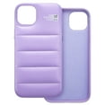 thumbnail image 1 of Hot Off for Nappa Leather iphone 13Promax 14 14Plus 14Pro 14Promax, Puffer Phone Case Puffy iPhone Cover [Full Body Protection] [Non-Slip] Soft and Warm Phone Cover, Purple for iPhone 13 PRO MAX, 1 of 5