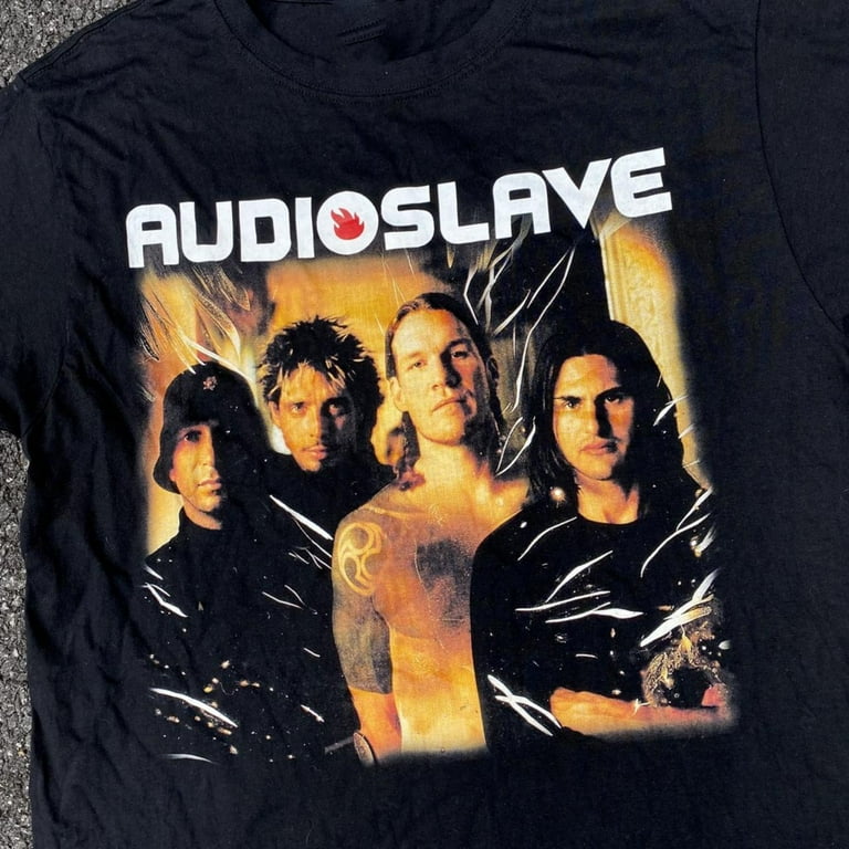 Hot New Audioslave rock band Black T shirt Walmart