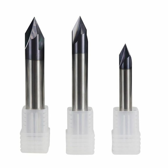 Hot New Chamfering End Mill Milling Bit Cnc Cutter Deburring Engraving 8Xd8X60Degrees Smile Home