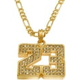 thumbnail image 1 of Hot New Gold Tone 23 basketball Men's Pendant with 24" Chain, 1 of 1