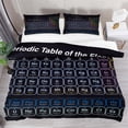 thumbnail image 1 of Hot New Periodic Table Duvet Cover Set Science Freak Chemistry Lovers Colorful Element Table for Fun, 1 of 5
