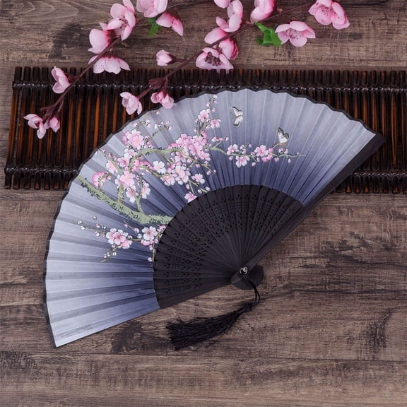 Hot New Stylish Hand Fan Cherry Blossom Fans For Garden Parties For Summer Occasions Handmade Japanese Style Fan