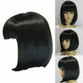 thumbnail image 1 of Hot! New! WEIWEIGG Brazilian Black Short Wig, Straight Wig for Women, Glueless Lace Front, Human Hair Wig, Natural Look, Breathable, Durable for Daliy Use, 1 of 6