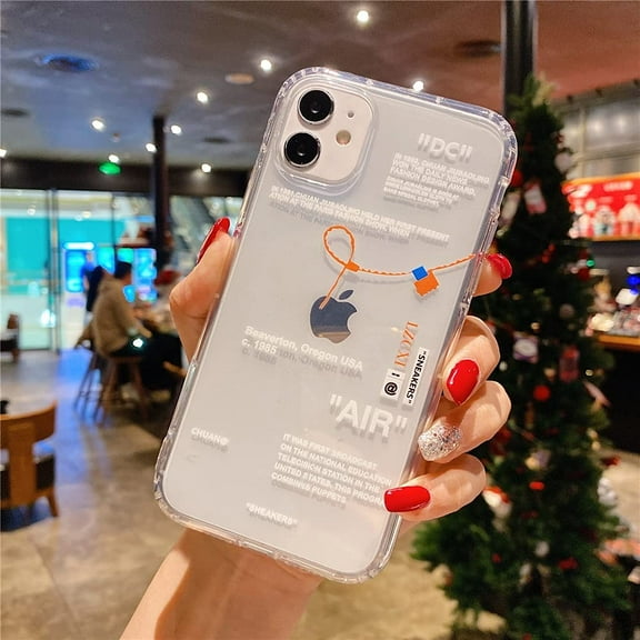 Hot Off Sports Shoes Brand Phone case for iPhone14 13 12 Mini 11 XS Max XR Sneakers ins White Label Soft TPU Cover-White-for iPhone XR