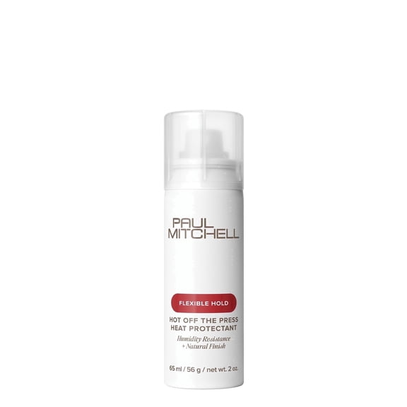 Paul Mitchell Hot Off The Press Heat Protectant, Humidity Resistance, Flexible Hold + Natural Finish, For All Hair Types, 2 Fl Oz