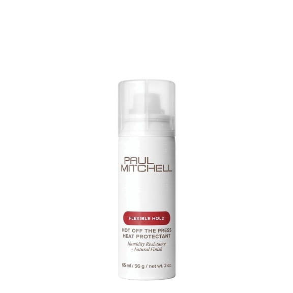Paul Mitchell Hot Off The Press Heat Protectant, Humidity Resistance, Flexible Hold + Natural Finish, For All Hair Types, 2 Fl Oz