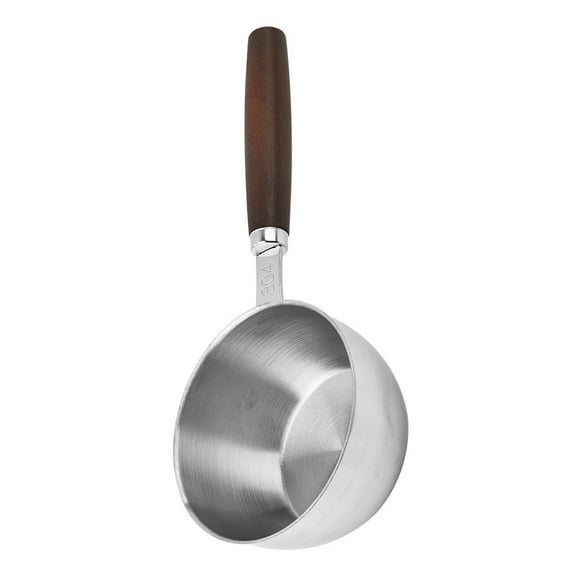 Hot Oil Pan Wok Work on Cooking Pot Stainless Steel Small Metal Sauce With Handle Pour Furnace