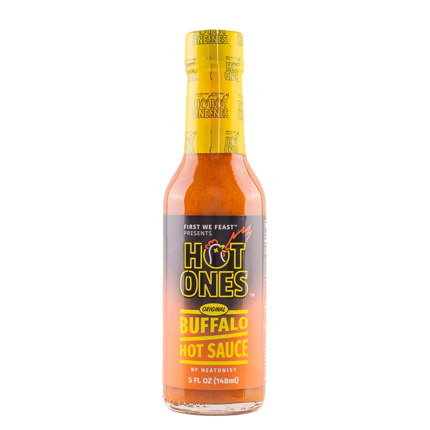 Hot Ones Buffalo Sauce, Mild Hot Sauce With Flavors of Cayenne Pepper