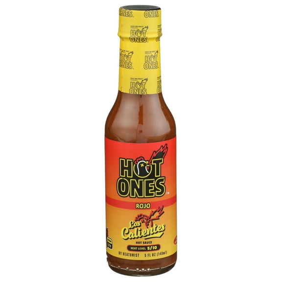 Hot Ones Hot Sauce Calientes Rojo Hot 5-Fo Pack of 12