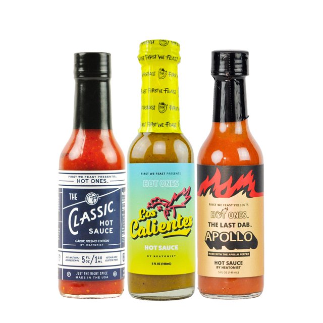 Hot Ones Season 18 Trio Pack Official Hot Sauce Set Including The