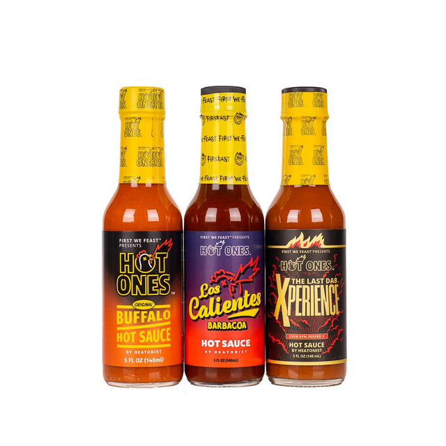 Hot Ones Season 22 Hot Sauce Pack With The Buffalo Hot Sauce, Los ...