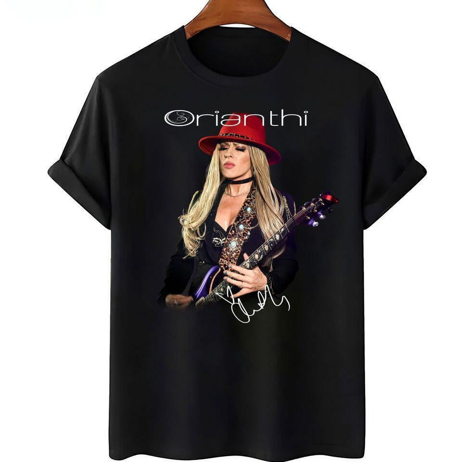 Hot Orianthi Shirt Gift Family Unisex All Size Cotton Black T