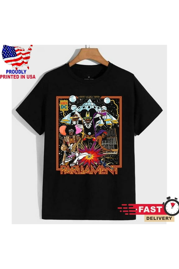 Hot P-FUNK Album art, Parliament funkadelic, Black Unisex Men S-5XL Tee