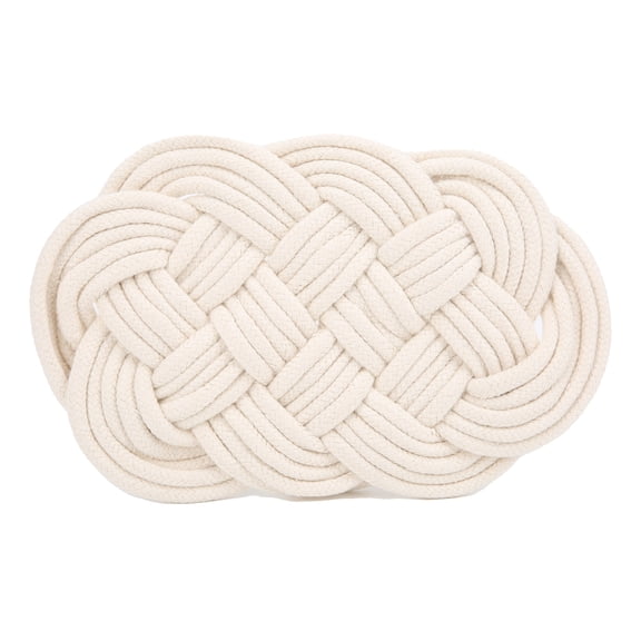 Hot Pad Cotton Thread Woven Decorative Trivet Mat for Kitchen Hot Pots Cups Insulation Table Protection GiftOval