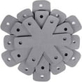 thumbnail image 1 of Hot Pads for Kitchen, Pot Pan Protectors, Set of 12 and 4 Different Sizes, Larger & Thicker Pan Pot Separator Pads for Stacking and Protecting Your Cookware Cyan, pan protectors for Stacking, Gray, 1 of 7