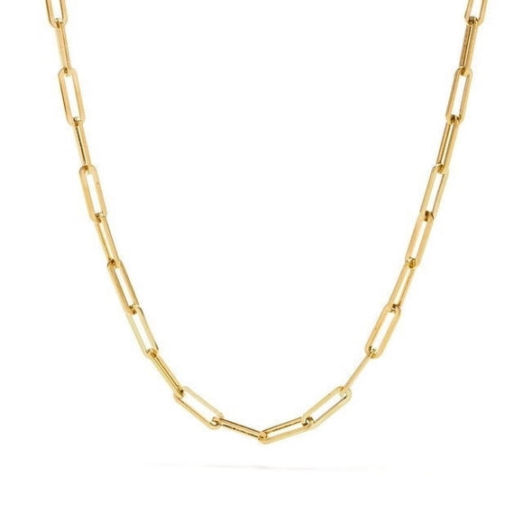 Hot Paperclip Link Chain Women Necklace Stainless Steel Gold 4 Sizes | Ringified Jewelry