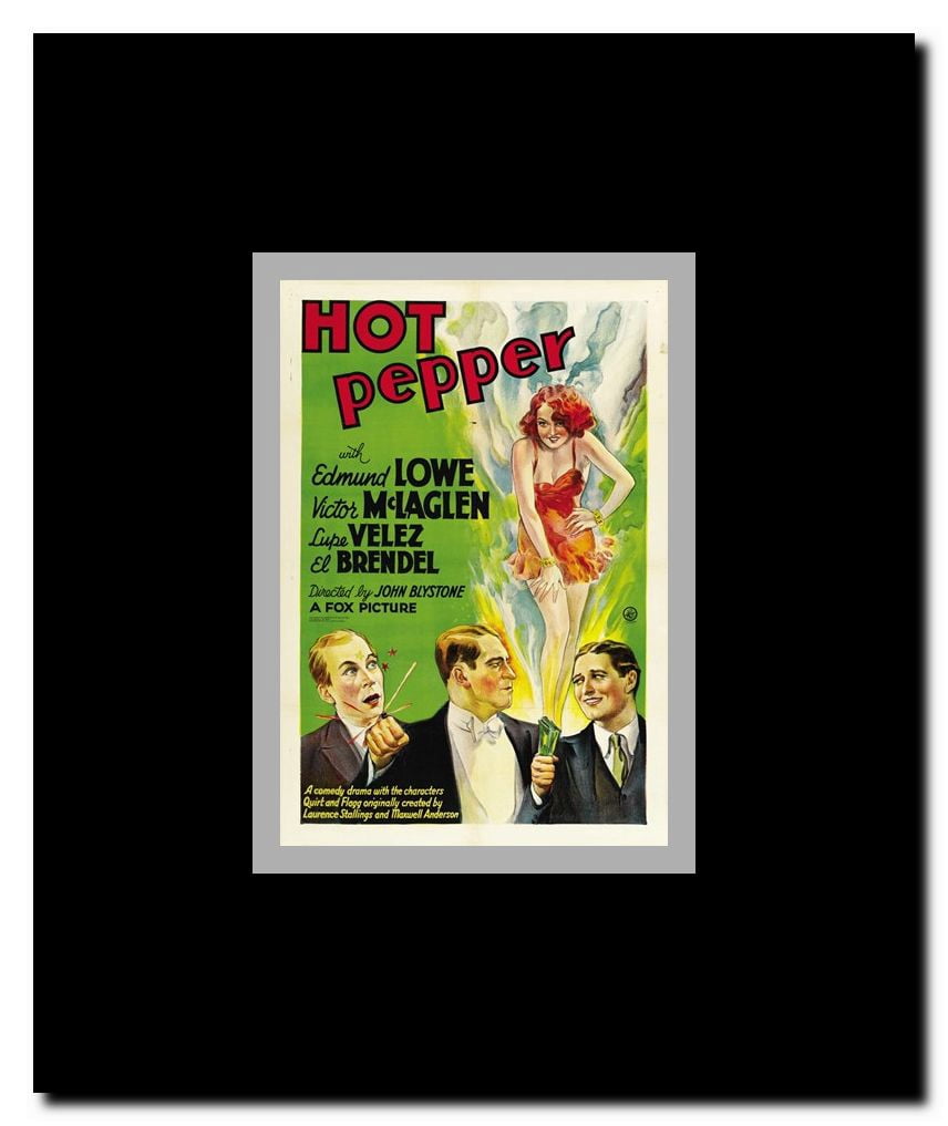 Hot Pepper Framed Movie Poster