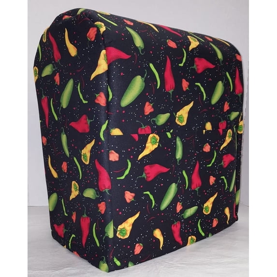 Hot Peppers Cover Compatible with Sunbeam Heritage Series 4.6qt Mixmaster Stand Mixer by Penny's Needful Things (All Hot Peppers)