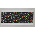 thumbnail image 1 of Hot Peppers Terrycloth Bathmat (White), 1 of 1