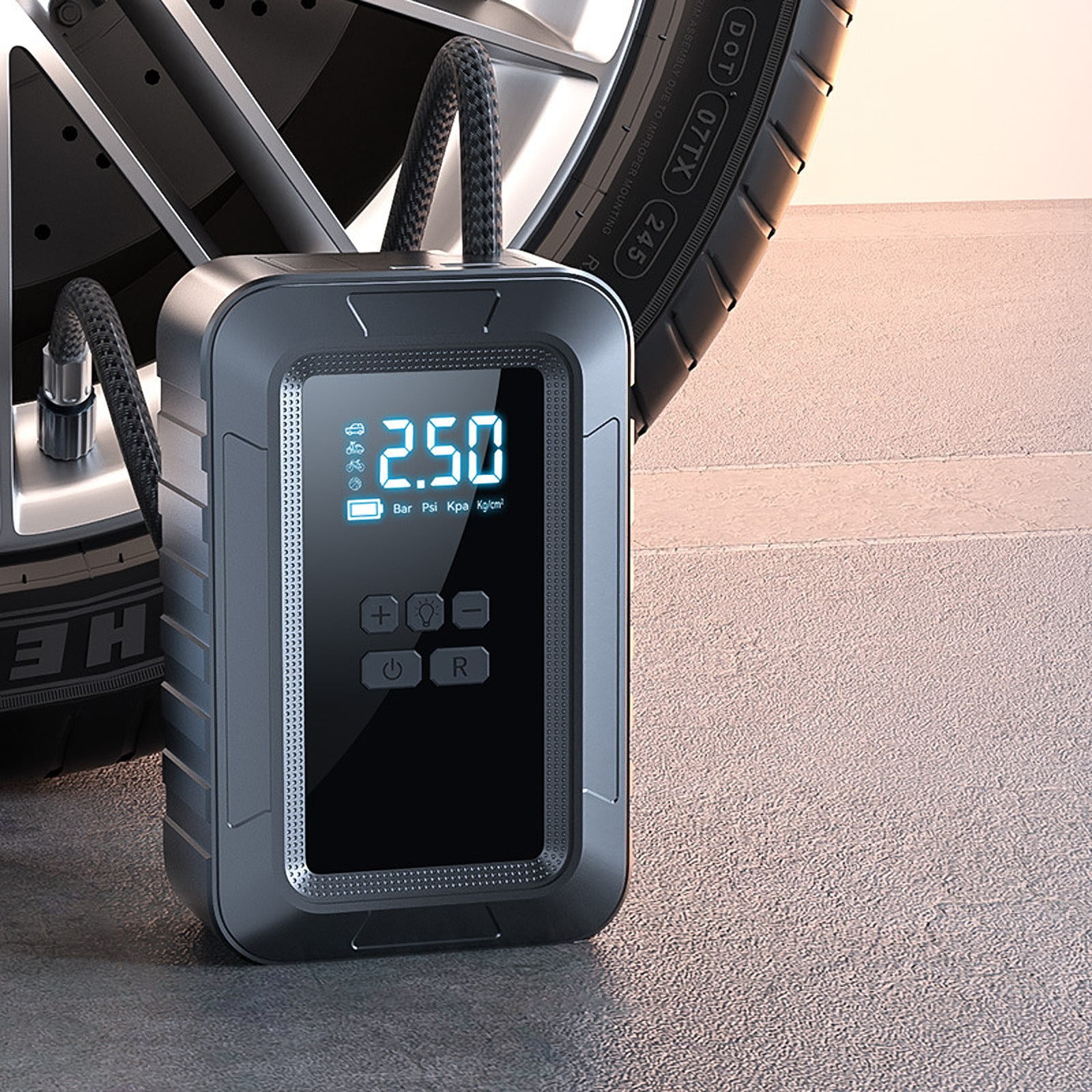 Hot Pick, 150PSI Tire Inflator, Portable Air Compressor for Car Tires