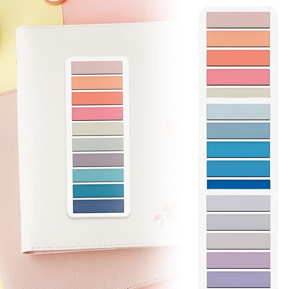 Hot Pick!! One of Each Color|Guczhu Books Color Note Tabs Booktabs Colored Labels Tabs Annotation Tabs Translucent Note Error Marker Index Note, Index Sticky Notes, A,B,C