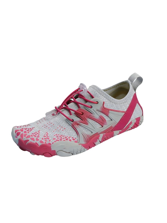 Hot Pink Barefoot Womens Quick Dry Athletic Water Shoes Outdoor Aqua Socks