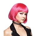 thumbnail image 1 of Hot Pink Bob Wig Adult Halloween Accessory, 1 of 1