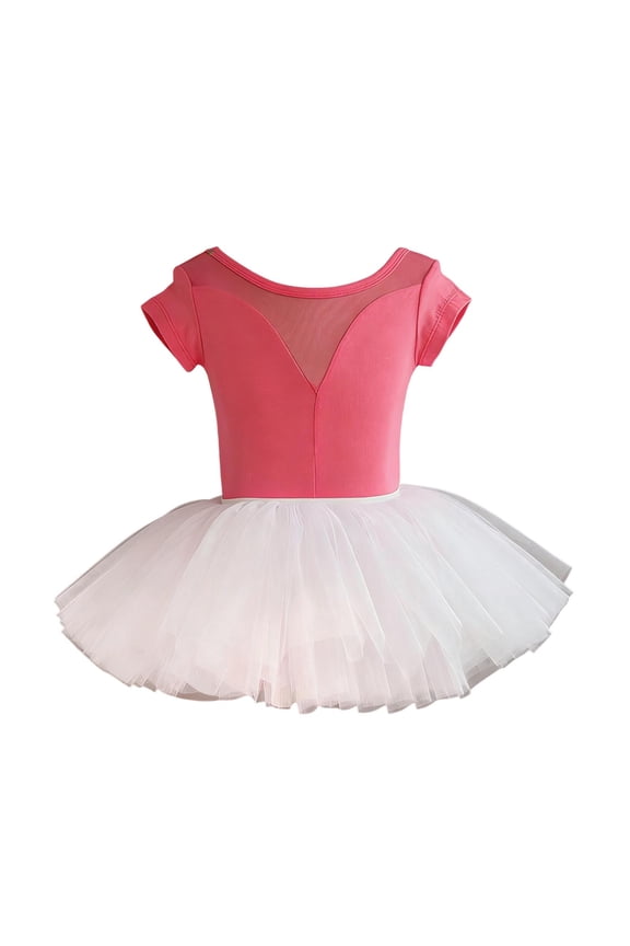Hot Pink Children Boy Girl Sleeveless Spaghetti Strap Dresses Catsuit for Kid Crew Neck Goddess Dance Ballet Costumes Mesh Renaissance Plain Midi Summer Fall 2026 10 Yearears