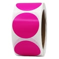 thumbnail image 1 of Hot Pink Circle Stickers | 2" Inches Round | 500 Pack, 1 of 38