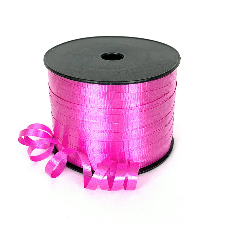 Hot Pink Ribbon, US Designer Ribbon, Glitter Ribbon, Hot Pink