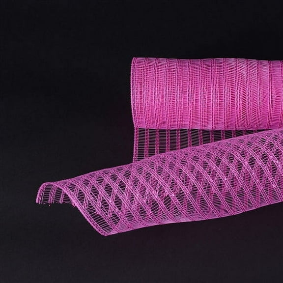 Hot Pink - Deco Mesh Laser Eyelash - (10 Inch x 10 Yards)