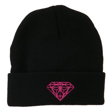 Dickies Color Block Marled Beanie - Black/Grey Cuff Hat One Size Unisex OSFM