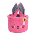 thumbnail image 1 of Hot Pink Easter Egg Handheld Bucket & Basket, Multi-Functional Gift & Candy Storage Bag - Egg Shaped Container With Handheld Handle, For Storing Candies, Gifts, Party Favors, Home, 1 of 6