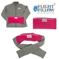 thumbnail image 1 of Hot Pink Flight Fillow, Airplane Pillow, Neck Pillow for Travel, 1 of 5