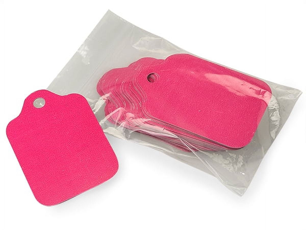 Hot Pink Gift Wrap / Gift Bag Tags Bulk 50pack