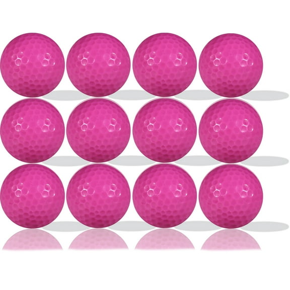 Hot Pink Golf Balls 12 Pack