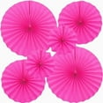 thumbnail image 1 of Hot Pink Hanging Paper Fans Party Decor Round Paper Garlands Wall Background Ceiling Hanging Decor for Birthday Wedding Graduation Kid's Party Supplies, Mix Set of 6pcs$$Electronics Accessories, 1 of 6