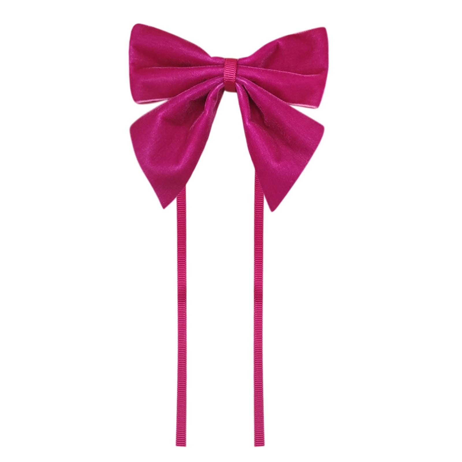 Flocking Ribbon Bows Hot Pink Hot Pink Solid Color Flocking Ribbon Gift Bow Diy Craft Velvet ...